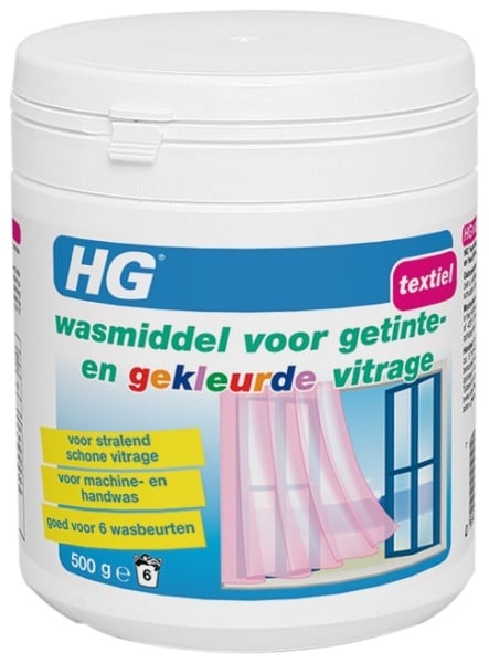 HG wasmiddel voor getinte- en gekleurde vitrage
